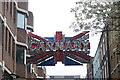 TQ2980 : View of the "Carnaby" sign at the end of Carnaby Street by Robert Lamb
