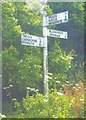 Old Direction Sign - Signpost by Highdowns Farm, Crowan parish