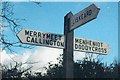 Old Direction Sign - Signpost by Pengover Green, Menheniot parish