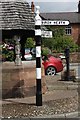 Direction Sign - Signpost in Christleton village