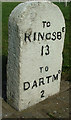 Old Milestone by the A379, Pound House Cross