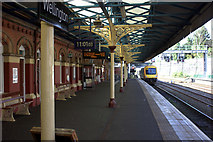SJ6511 : Wellington station looking westwards by Robert Eva