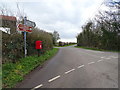 Road junction near Yewtree Farm