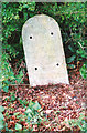 Old Milestone by Hawarden Road, Penyffordd