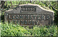 Old Milestone by the A4112, Oldwood, Tenbury Wells