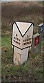 Old Milepost by the B3347, Court Farm, Sopley parish