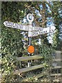 Direction Sign - Signpost at Astley, north of Shrewsbury