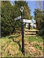 Direction Sign - Signpost by Longworth Bank, North Turton