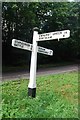 Direction Sign - Signpost by Brasses Farm, Ewhurst parish