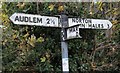 Direction Sign - Signpost by the A529, Adderley