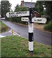 Direction Sign - Signpost by Grimstead Road, West Grimstead