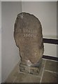 TQ7555 : Old Roman Milestone in Chapel Room, Maidstone Museum by C Woodward