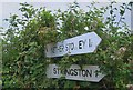 Direction Sign - Signpost Northwest of Perry Mill Farm. Holford