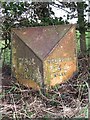 Old Milepost by the B5476, Coton, Whixall parish