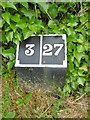 Old milemarker by the Ashby Canal, Burton Hastings