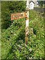 Direction Sign - Signpost by Laity Moor, Gluvias parish