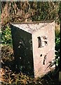 Old Milepost by the former A1, Brownieside, Eglingham parish