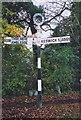 Direction Sign - Signpost by the A591, Castlerigg Brow, Keswick