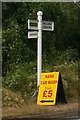 Direction Sign - Signpost by Nottingham Road, Bottesford parish