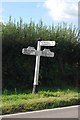 Direction Sign - Signpost by the A272, Hadlow Down parish