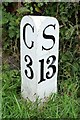 Old milemarker by the Gloucester & Sharpness Canal, Quedgeley parish
