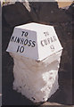 Old Milestone by the A91, Low Road, Auchtermuchty