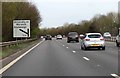 The A46 heading north-east