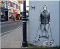 Street art by the high street in Whitstable