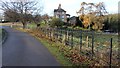 Roads and houses at the eastern end of Pleasley Vale