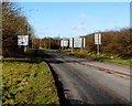 North along the A550 near Penyffordd, Flintshire