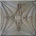 SP1039 : Vaulting in Willersey church by Philip Halling