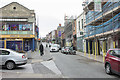 Looking up Green Lane