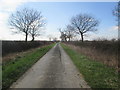 Ings  Lane  towards  Spaldington