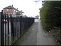 Footpath to Southbourne Avenue, Alumwell Road estate