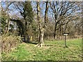 Path junction beside Colemans Copse