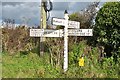 Direction Sign - Signpost north east of St Mawgan