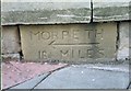 NZ3568 : Old Milestone by the A193, Albion Road in North Shields by IA Davison