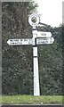 Direction Sign - Signpost by the A337 in Barton on Sea