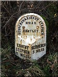 SD6994 : Old Milestone by the A683 in Cautley by C Smith & C Minto