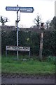 Direction Sign - Signpost on Wettenhall Road, Poole CP