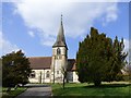 SU7730 : Greatham Church in Hampshire by John P Reeves
