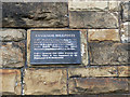 SE2933 : Plaque relating to canal mileposts  by Stephen Craven