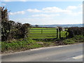 Field entrance off the B4365 near Culmington