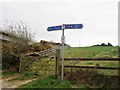 Direction sign on the Craigmore cycle track