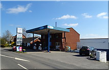 SO5186 : Service station on the B4368, Aston Munslow by JThomas