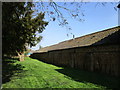 Outbuildings with black pantiles