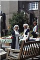 Stallholders in the Elizabethan Market