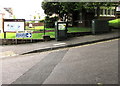 Dark green cabinets, Manor Road, Sidmouth