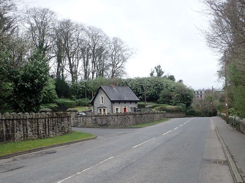 View West along Derrymore Road in the... © Eric Jones :: Geograph Ireland