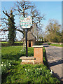 Merton Village sign